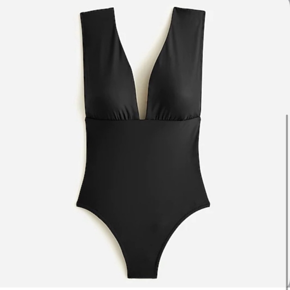 JCrew Plunge V-Neck Swimsuit